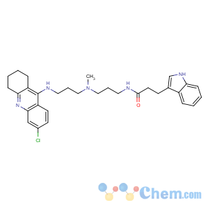 CAS No:9028-38-0 N-[3-[3-[(6-chloro-1,2,3,<br />4-tetrahydroacridin-9-yl)amino]propyl-methylamino]propyl]-3-(1H-indol-3-<br />yl)propanamide