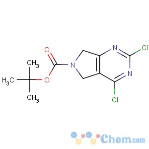 CAS No:903129-71-5 tert-butyl<br />2,4-dichloro-5,7-dihydropyrrolo[3,4-d]pyrimidine-6-carboxylate
