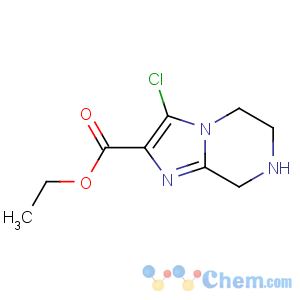 CAS No:903130-23-4 ethyl 3-chloro-5,6,7,8-tetrahydroimidazo[1,2-a]pyrazine-2-carboxylate