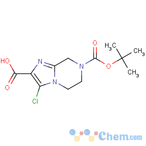 CAS No:903130-30-3 3-chloro-7-[(2-methylpropan-2-yl)oxycarbonyl]-6,8-dihydro-5H-imidazo[1,<br />2-a]pyrazine-2-carboxylic acid