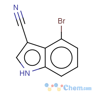 CAS No:903131-13-5 1H-Indole-3-carbonitrile,4-bromo-
