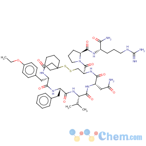 CAS No:90332-82-4 L-Argininamide,O-ethyl-N-[(1-mercaptocyclohexyl)acetyl]-D-tyrosyl-L-phenylalanyl-L-valyl-L-asparaginyl-L-cysteinyl-L-prolyl-,cyclic (1®