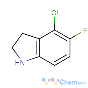 CAS No:903551-32-6 4-chloro-5-fluoro-2,3-dihydro-1H-indole