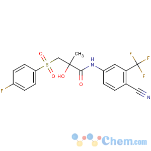 CAS No:90357-06-5 N-[4-cyano-3-(trifluoromethyl)phenyl]-3-(4-fluorophenyl)sulfonyl-2-<br />hydroxy-2-methylpropanamide