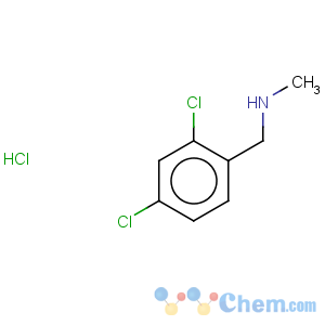 CAS No:90389-07-4 Benzenemethanamine,2,4-dichloro-N-methyl-, hydrochloride (1:1)