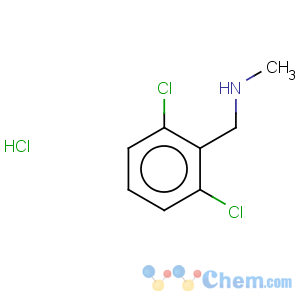 CAS No:90389-15-4 Benzenemethanamine,2,6-dichloro-N-methyl-, hydrochloride (1:1)