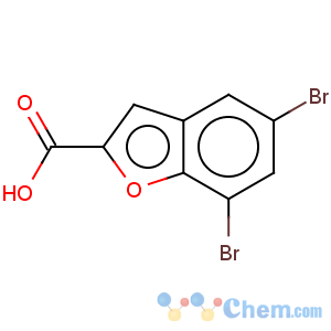 CAS No:90415-17-1 2-Benzofurancarboxylicacid, 5,7-dibromo-