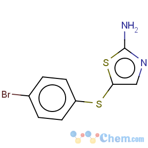 CAS No:90484-42-7 2-Thiazolamine,5-[(4-bromophenyl)thio]-