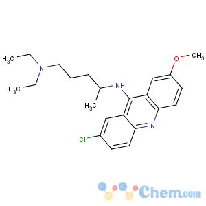 CAS No:9050-04-8 4-N-(2-chloro-7-methoxyacridin-9-yl)-1-N,1-N-diethylpentane-1,4-diamine