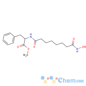 CAS No:90520-71-1 methyl (2S)-2-[[8-(hydroxyamino)-8-oxooctanoyl]amino]-3-phenylpropanoate