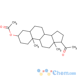 CAS No:906-83-2 Pregnan-20-one,3-(acetyloxy)-, (3b,5a)-