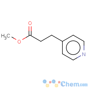 CAS No:90610-07-4 4-Pyridinepropanoicacid, methyl ester