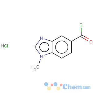 CAS No:906352-57-6 1H-Benzimidazole-5-carbonylchloride, 1-methyl-, hydrochloride (1:1)