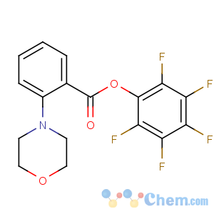 CAS No:906352-59-8 (2,3,4,5,6-pentafluorophenyl) 2-morpholin-4-ylbenzoate