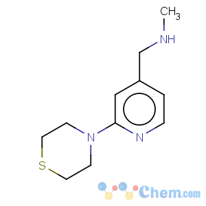 CAS No:906352-66-7 4-Pyridinemethanamine,N-methyl-2-(4-thiomorpholinyl)-