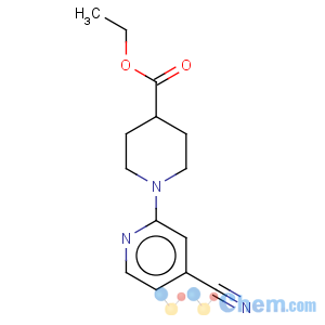CAS No:906352-67-8 4-Piperidinecarboxylicacid, 1-(4-cyano-2-pyridinyl)-, ethyl ester