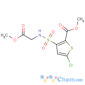 CAS No:906522-87-0 methyl<br />5-chloro-3-[(2-methoxy-2-oxoethyl)sulfamoyl]thiophene-2-carboxylate