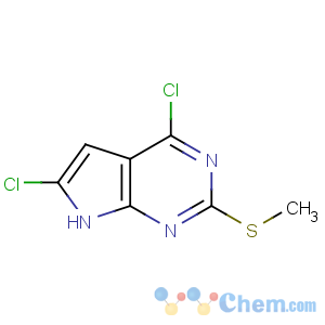 CAS No:90662-12-7 4,6-dichloro-2-methylsulfanyl-7H-pyrrolo[2,3-d]pyrimidine