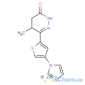 CAS No:90697-57-7 3-(4-imidazol-1-ylthiophen-2-yl)-4-methyl-4,5-dihydro-1H-pyridazin-6-one
