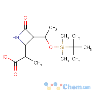 CAS No:90776-58-2 (2R)-2-[(2S,<br />3S)-3-[(1R)-1-[tert-butyl(dimethyl)silyl]oxyethyl]-4-oxoazetidin-2-yl]<br />propanoic acid