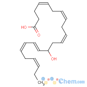 CAS No:90780-53-3 4,7,10,14,16,19-Docosahexaenoicacid, 13-hydroxy-, (4Z,7Z,10Z,14E,16Z,19Z)-