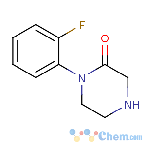 CAS No:907972-55-8 1-(2-fluorophenyl)piperazin-2-one