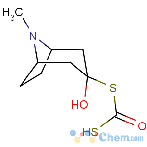 CAS No:908266-45-5 (3-hydroxy-8-methyl-8-azabicyclo[3.2.1]octan-3-yl)sulfanylmethanethioic<br />S-acid