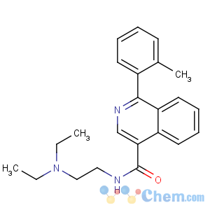 CAS No:90828-99-2 N-[2-(diethylamino)ethyl]-1-(2-methylphenyl)isoquinoline-4-carboxamide