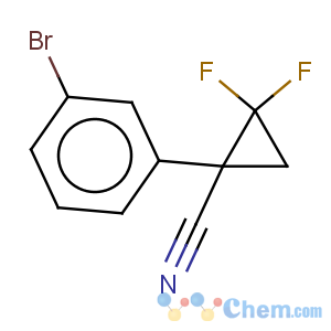 CAS No:908333-94-8 Cyclopropanecarbonitrile,1-(3-bromophenyl)-2,2-difluoro-