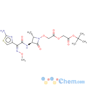 CAS No:90850-05-8 Acetic acid,2-[[(2S,3S)-3-[[(2Z)-(2-amino-4-thiazolyl)(methoxyimino)acetyl]amino]-2-methyl-4-oxo-1-azetidinyl]oxy]-,2-(1,1-dimethylethoxy)-2-oxoethyl ester
