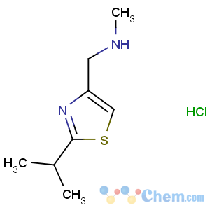 CAS No:908591-25-3 N-methyl-1-(2-propan-2-yl-1,3-thiazol-4-yl)methanamine