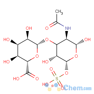 CAS No:9088-44-2 (2s,3s,4s,5r,6r)-6-[(2r,3r,4r,5r,6r)-3-acetamido-2,5-dihydroxy-6-sulfo oxy-oxan-4-yl]oxy-3,4,5-trihydroxy-oxane-2-carboxylic acid