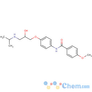 CAS No:90895-85-5 N-[4-[2-hydroxy-3-(propan-2-ylamino)propoxy]phenyl]-4-methoxybenzamide