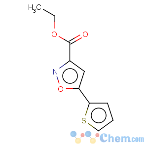 CAS No:90924-54-2 3-Isoxazolecarboxylicacid, 5-(2-thienyl)-, ethyl ester