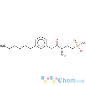 CAS No:909725-63-9 [(3S)-3-Amino-4-[(3-hexylphenyl)amino]-4-oxobutyl]phosphonic acid