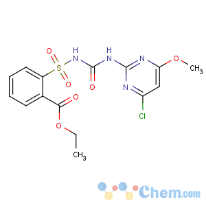 CAS No:90982-32-4 ethyl 2-[(4-chloro-6-methoxypyrimidin-2-yl)carbamoylsulfamoyl]benzoate