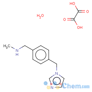 CAS No:910036-84-9 4-(1h-imidazol-1-ylmethyl)-n-methylbenzylamine sesquioxalate hemihydrate