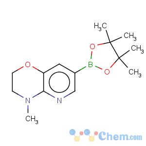 CAS No:910037-15-9 2H-Pyrido[3,2-b]-1,4-oxazine,3,4-dihydro-4-methyl-7-(4,4,5,5-tetramethyl-1,3,2-dioxaborolan-2-yl)-