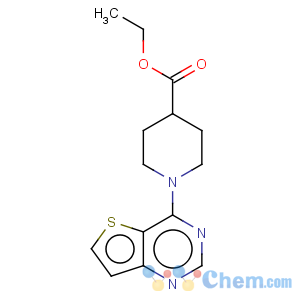 CAS No:910037-27-3 4-Piperidinecarboxylicacid, 1-thieno[3,2-d]pyrimidin-4-yl-, ethyl ester