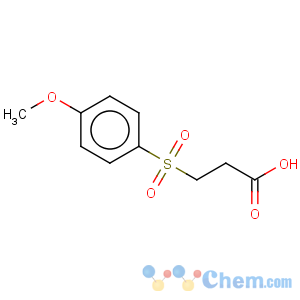 CAS No:91062-23-6 Propanoic acid,3-[(4-methoxyphenyl)sulfonyl]-