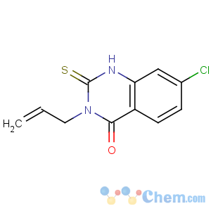 CAS No:91063-29-5 4(1H)-Quinazolinone,7-chloro-2,3-dihydro-3-(2-propen-1-yl)-2-thioxo-