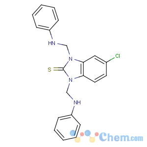 CAS No:91067-27-5 Benzeneacetic acid, 4,4-((5-chloro-2-thioxo-1H-benzimidazole-1,3(2H)-diyl)bis(methyleneimino))bis-, hydrate