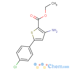 CAS No:91076-94-7 ethyl 3-amino-5-(4-chlorophenyl)thiophene-2-carboxylate