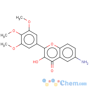 CAS No:910806-74-5 4h-1-benzopyran-4-one6-amino-3-hydroxy-2-(3,4,5-trimethoxyphenyl)-