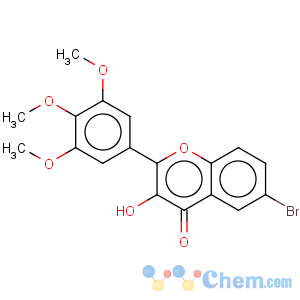 CAS No:910806-75-6 4h-1-benzopyran-4-one6-bromo-3-hydroxy-2-(3,4,5-trimethoxyphenyl)-
