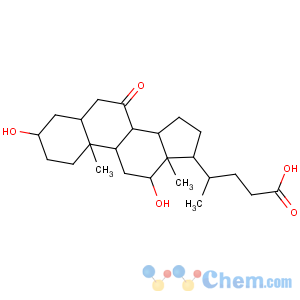 CAS No:911-40-0 (4R)-4-[(3R,5S,8R,9S,10S,12S,13R,14S,17R)-3,12-dihydroxy-10,<br />13-dimethyl-7-oxo-1,2,3,4,5,6,8,9,11,12,14,15,16,<br />17-tetradecahydrocyclopenta[a]phenanthren-17-yl]pentanoic acid