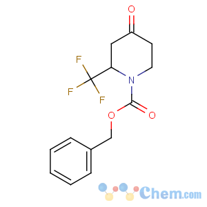 CAS No:911298-12-9 benzyl 4-oxo-2-(trifluoromethyl)piperidine-1-carboxylate