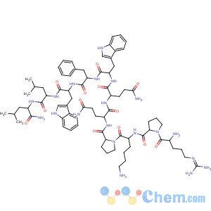 CAS No:91224-37-2 L-Leucinamide,D-arginyl-L-prolyl-L-lysyl-L-prolyl-L-glutaminyl-L-glutaminyl-D-tryptophyl-L-phenylalanyl-D-tryptophyl-L-leucyl-