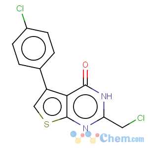 CAS No:91225-69-3 Thieno[2,3-d]pyrimidin-4(1H)-one, 2-(chloromethyl)-5-(4-chlorophenyl)-