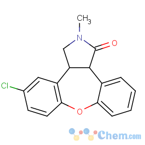 CAS No:912356-08-2 (3aR,12bR)-rel-5-Chloro-2,3,3a,12b-tetrahydro-2-methyl-1H-dibenz[2,3:6,7]oxepino[4,5-c]pyrrol-1-one